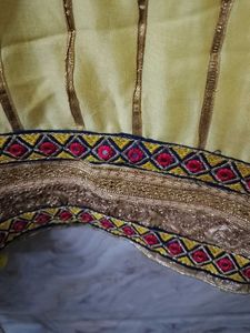 Yellow Embroidered Kurta Duppata Plazo