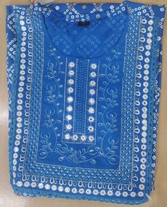 Beautiful Nyra Cut Kurti Pant Dupatta Set