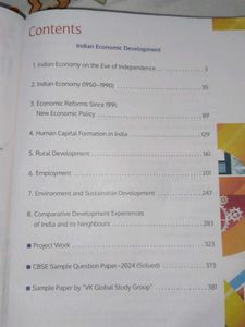 Indian Economic Development - Class XII