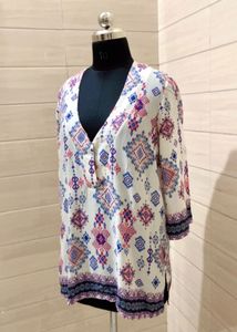 s.Oliver Imported Patterned Tunic Top