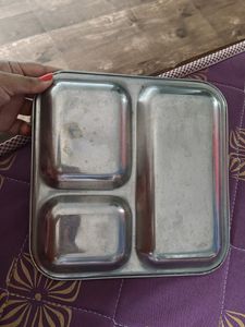 Small Steel Plate With 3 Partition