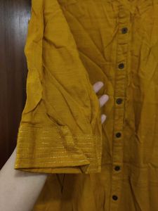 BIBA Mustard Yellow Kurta