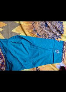 Maroon Green 2pcs Ethnic Suit