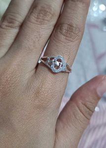 Real Silver Love Ring