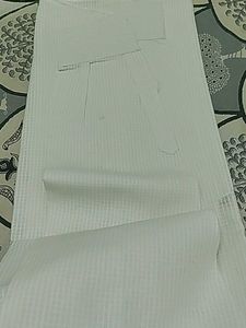 Elegant White Patterned Shirt