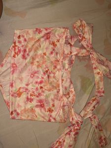 Floral Print Strappy Corset Top 🌸
