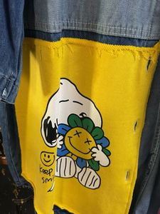 Snoopy Denim Patchwork Jacket
