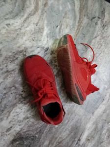 Red Running Shoes