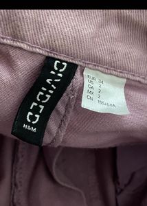 H&amp;M 💜Lilac Wide Leg Jean 💜|Ripped
