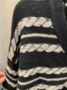 Striped Knit Cardigan