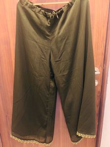 Olive Embroidered Dress