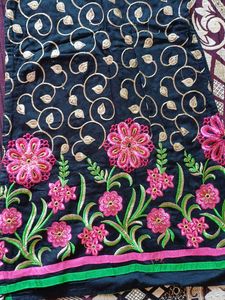 Embroidered Top N Pant With Dupatta