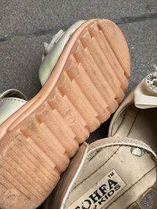Tohfa Kids Ivory Ballet Flats