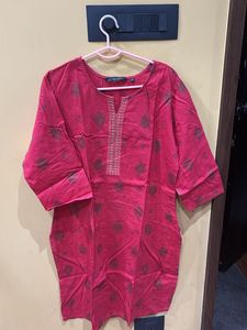 Red Colour Beautiful Kurta