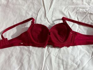 Red Lace Bra