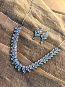Mint Green Ad Jewellery Set