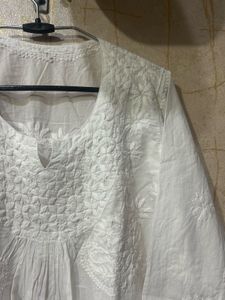 Cotton Handwork Chikankari Kurti