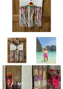 Combo Of sweater, Crochet Bikini And Eye Shadow