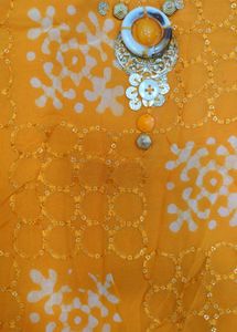 Vibrant Mustard Ethnic Dress