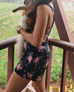 Floral Print Jumpsuit