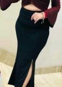 Burgundy dress