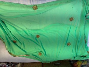 Gorgeous Green Indian Saree