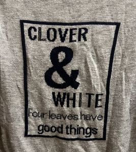 Clover &amp; White Stylish Top
