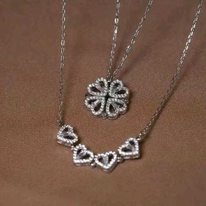 Sparkling Heart Chain Set
