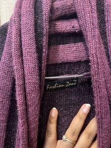 Purple Colour Shrug For Women