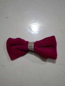 Cute Pink Bow Hair Accessory