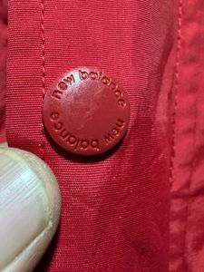 New Balance Red Zipup Hooded Jacket