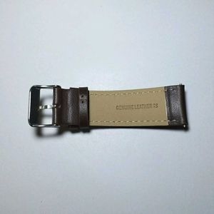 Fastrack Genuine Leather Brown 22mm Watch Strap