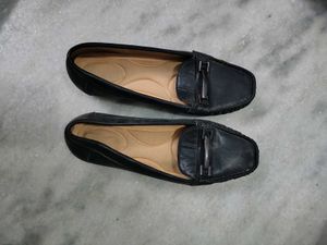 Black Leather Loafers
