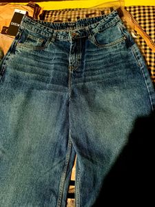 Shein Wide Leg Denim Jeans