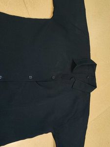 Elegant Navy Blur Shirt