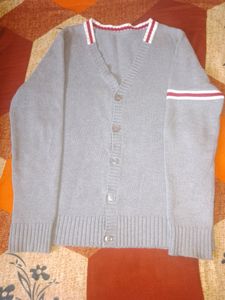Vintage Blue V-Neck Cardigan✨❇️🍥