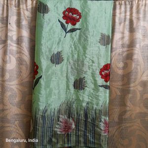 Floral Print Saree