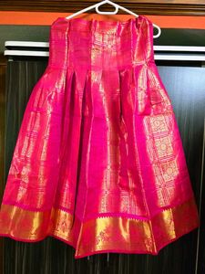 Pattu pavadai set for girls