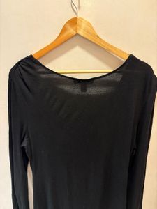 Elegant Black Long Sleeve Top