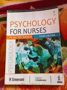 Psycology Bok For Nurses By Jaypee Brothers