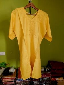 Chanderi Cotton Kurti