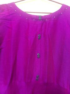 Elegant Purple Kurta