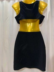 Black Cutout Mini Dress