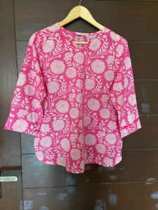 Women’s Pink Floral Print Co-ord (xl)