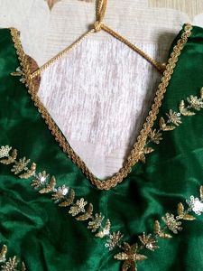 Floral Green Indian Outfit Lehenga Choli