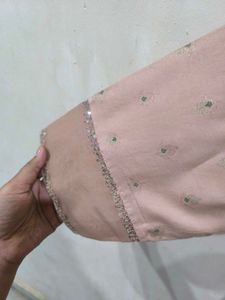 Peach Festive Kurti.
