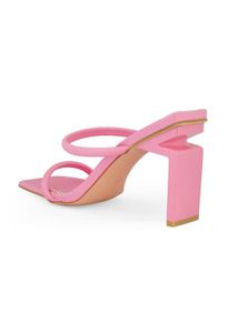 Pink Heeled Sandals