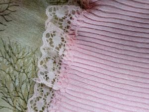 Full Sleeve Pink Cute Lace Top