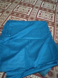 Blue Floral Dress Material
