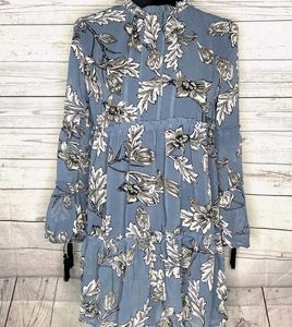 Floral Print Tiered Mini Dress